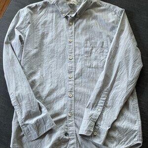 Taylor Stitch Jack Men's Gray Button-Down Shirt